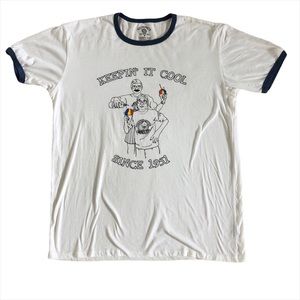 Matsumoto Shave Ice XL Ringer Tee Mens T-Shirt Short Sleeve Hawaii Since 1951